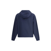 Moschino Blue Polyester Shell Jacket
